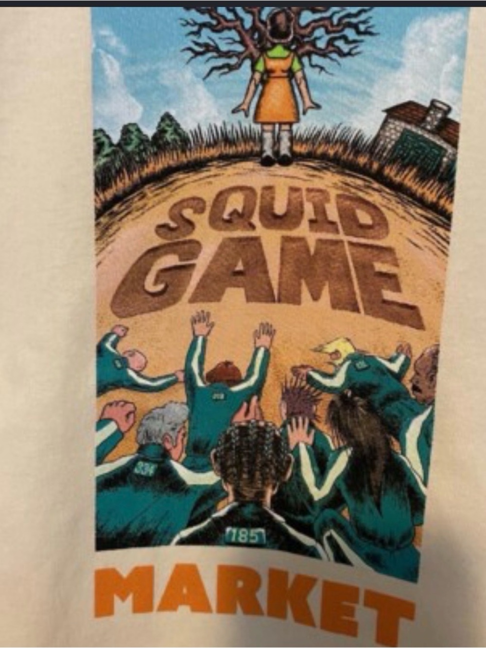 Netflix Market Squid Game Trusls tee shirt, New in Plastic, size small